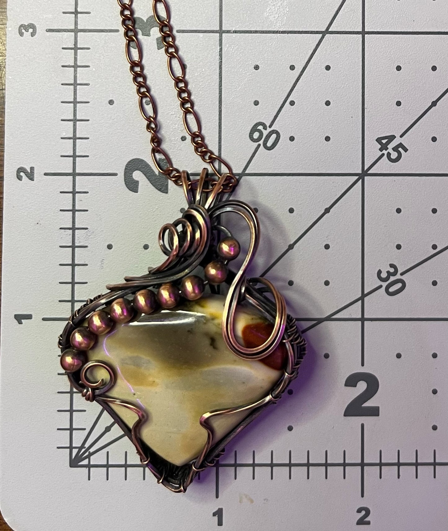 Handmade Wire Wrapped Natural Gemstone Statement Piece
