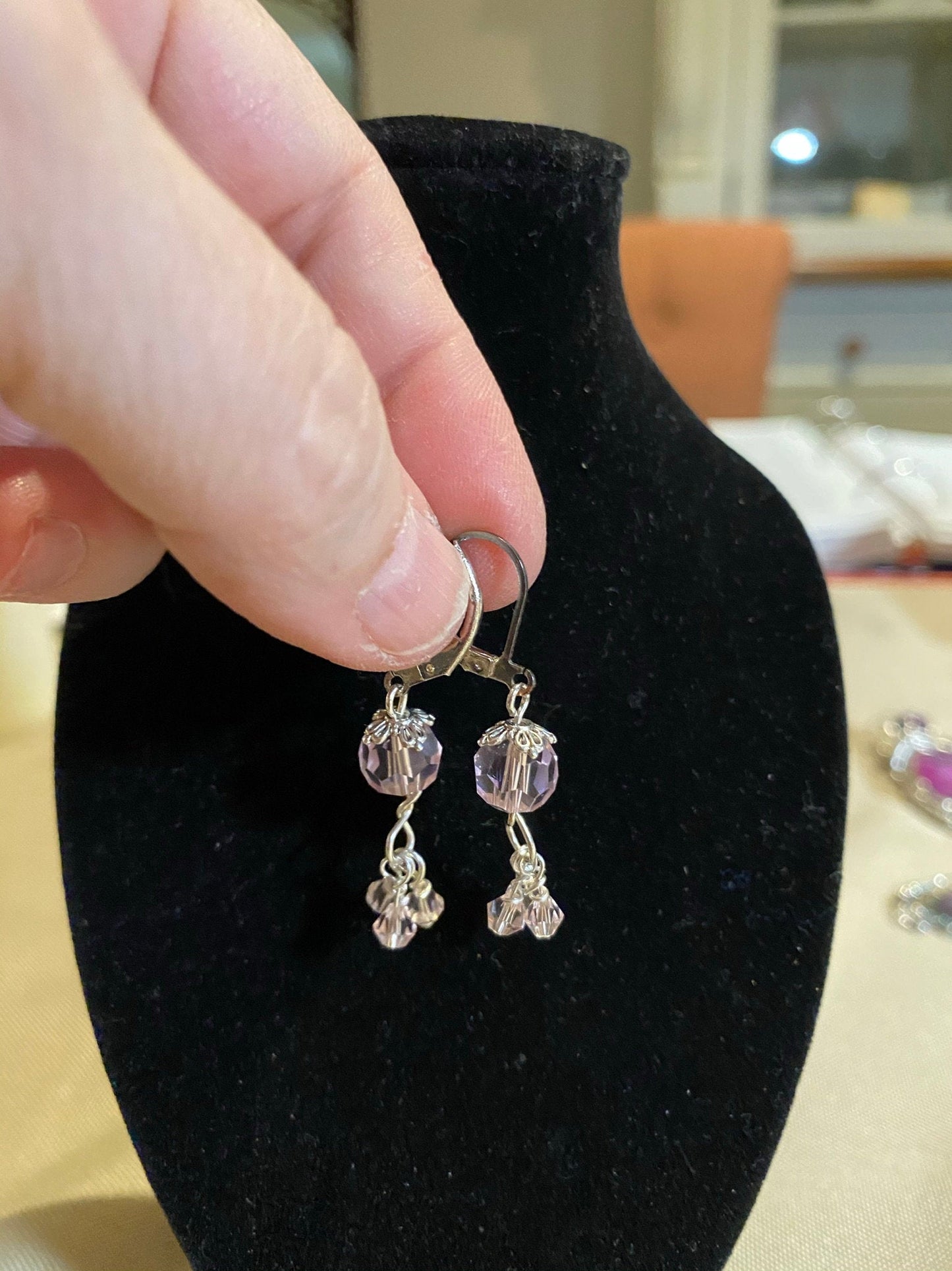 Ballerina Charm Dangle Earrings