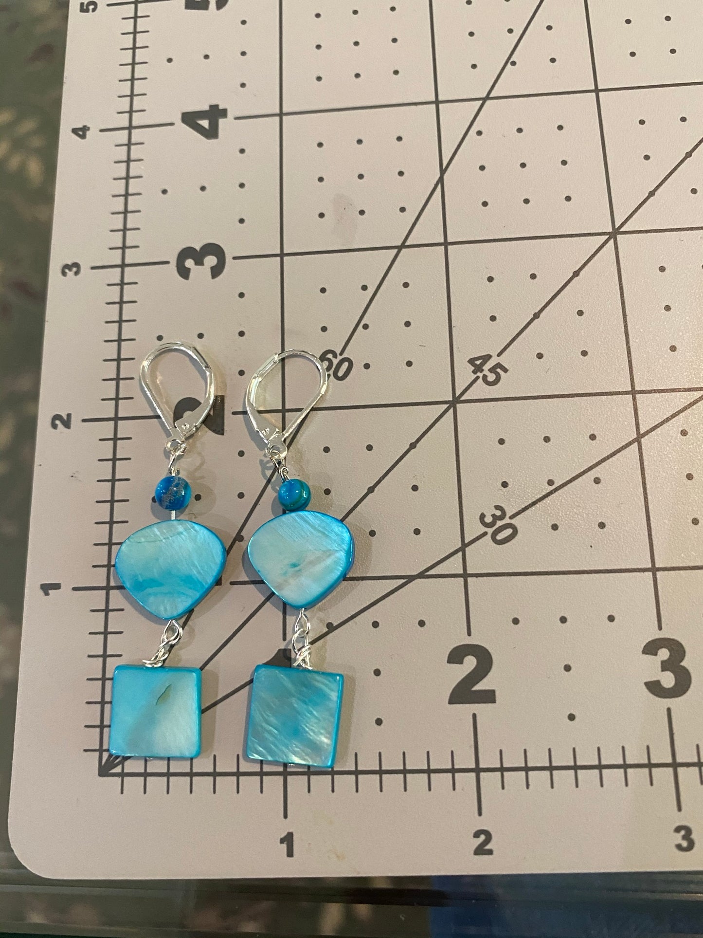 Mother of Pearl Necklace and Earring Set