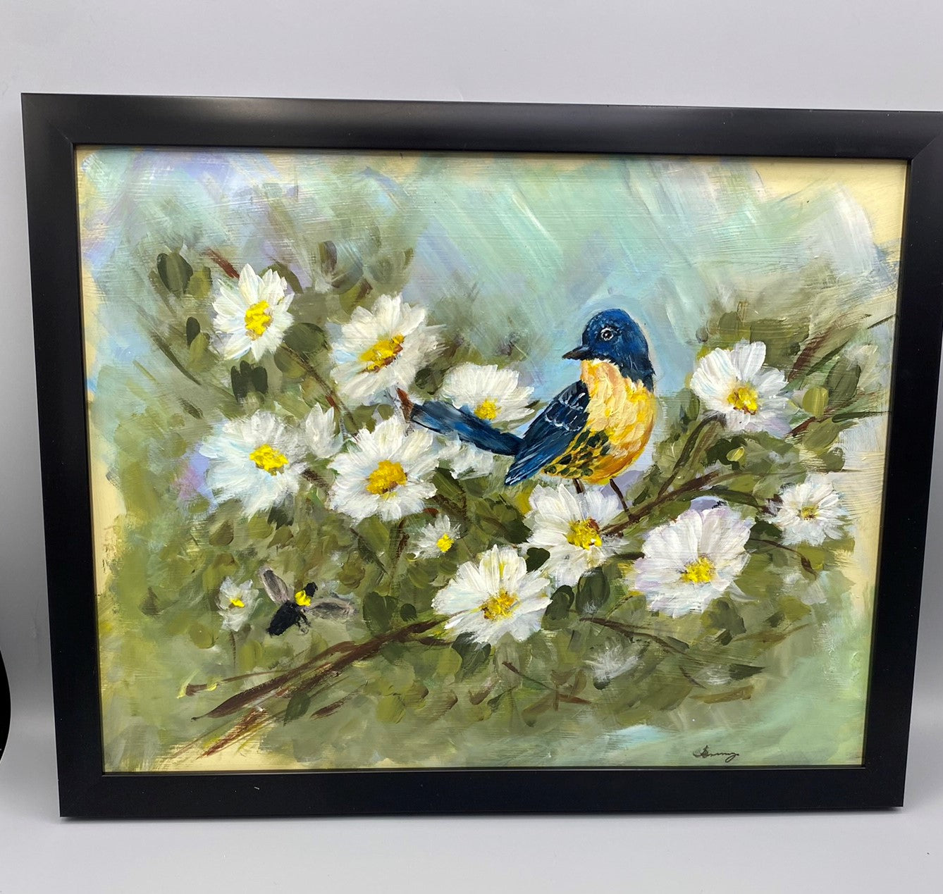 Kirtland's Warbler Original Acrylic Painting 11 x 14