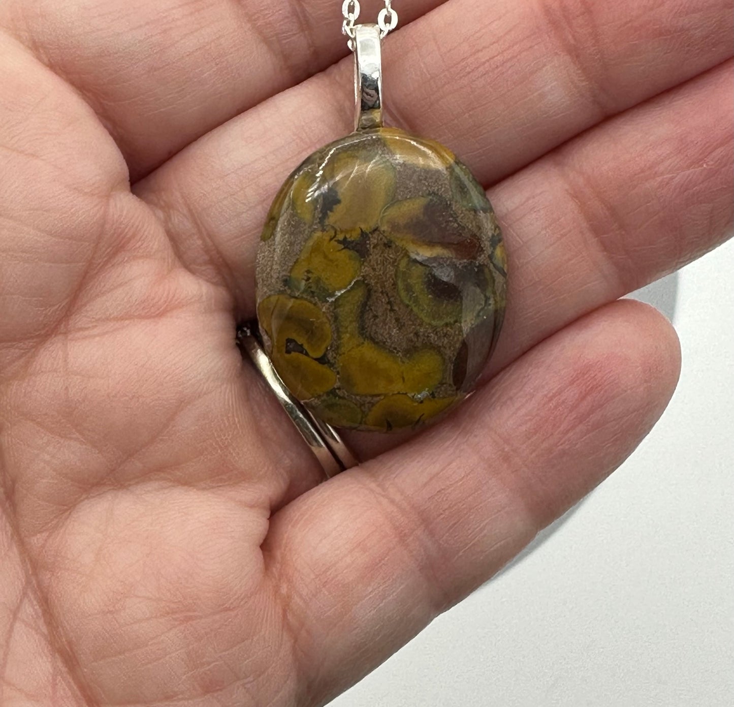 Rainforest Jasper Necklace | Pendant