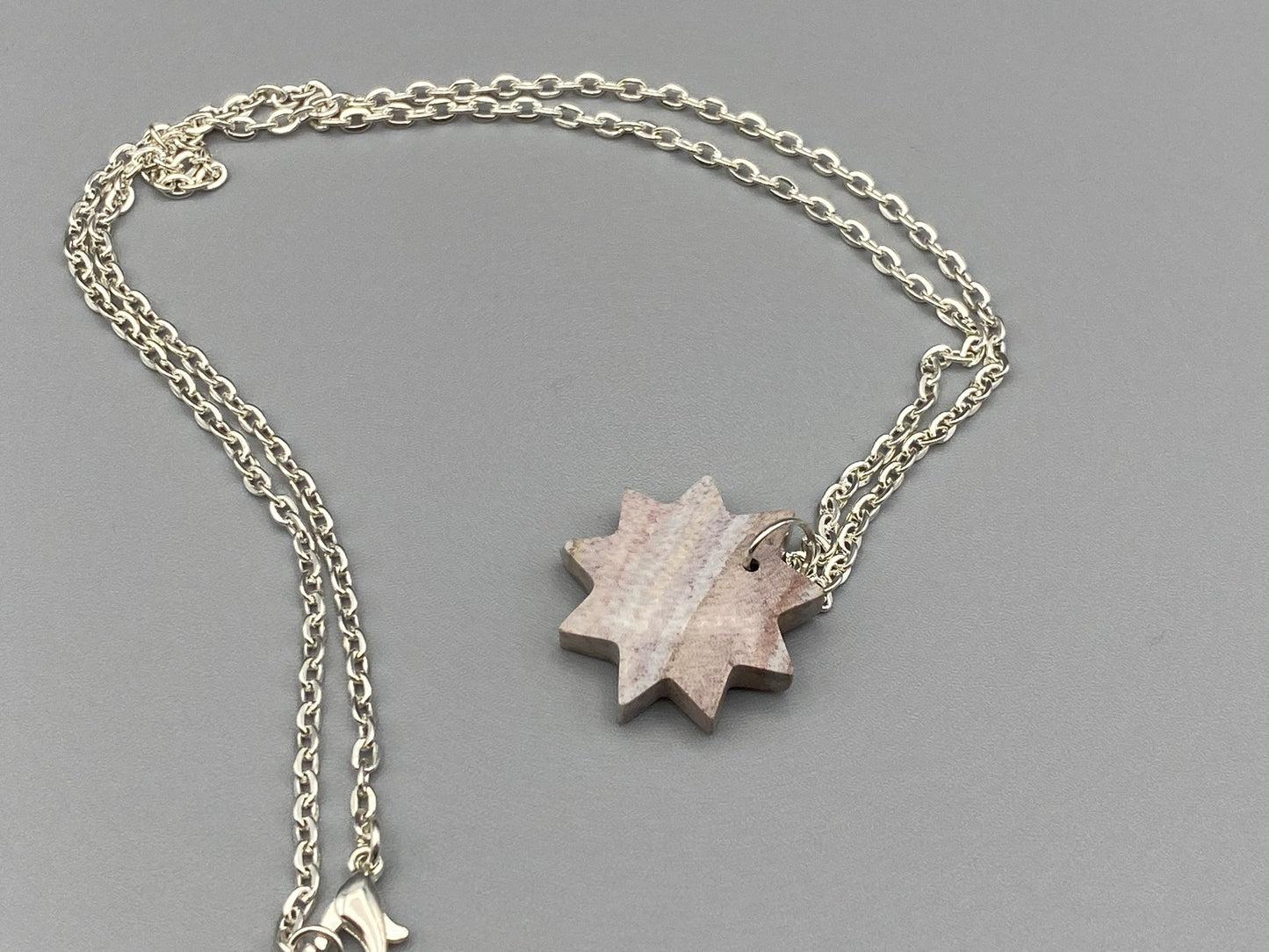 Nine Pointed Star Crystal Necklace