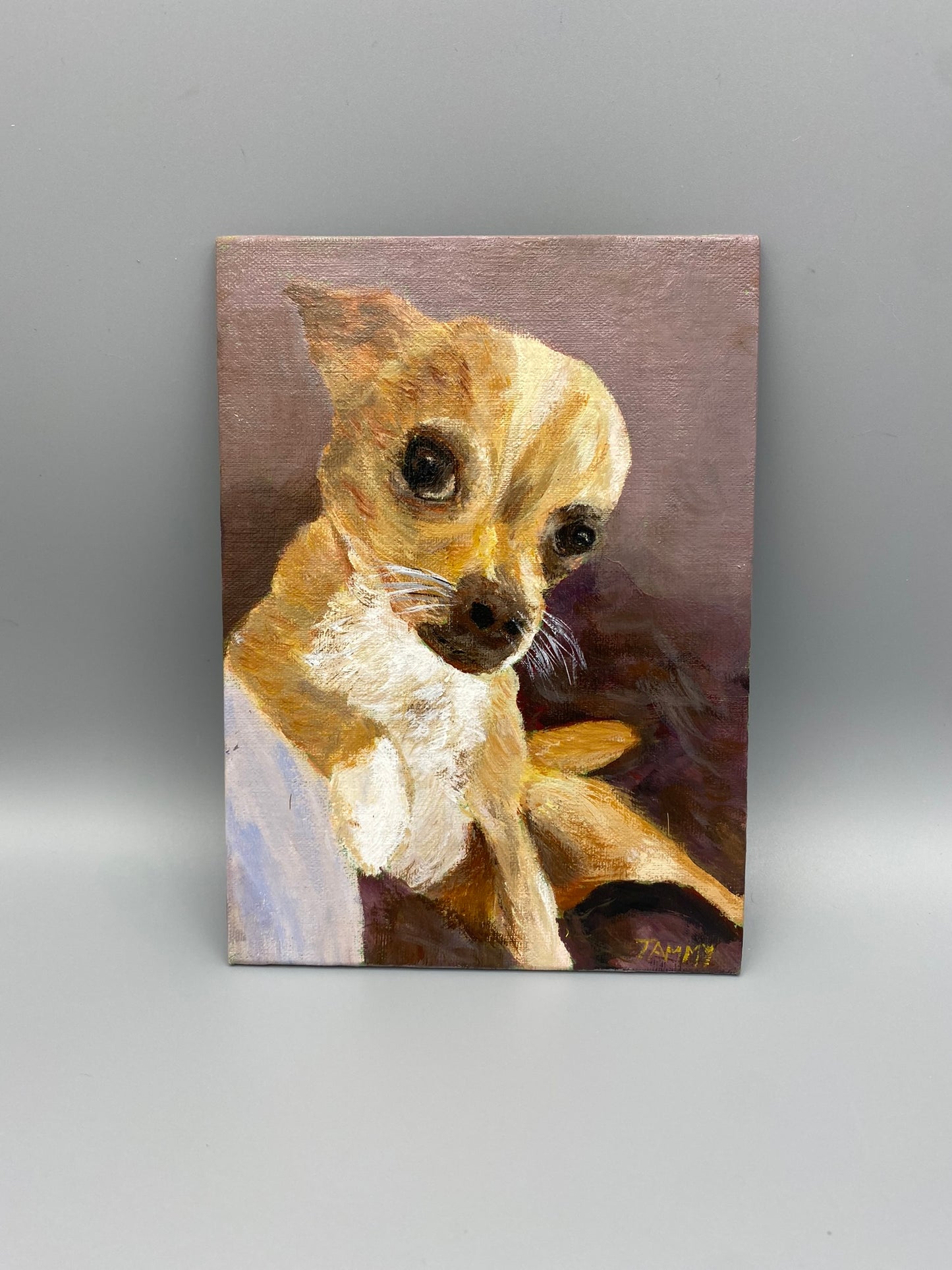 Custom Pet Portrait | Acrylic Painting of Cat or Dog
