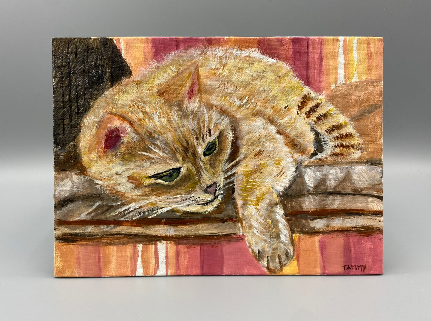 Custom Pet Portrait | Acrylic Painting of Cat or Dog